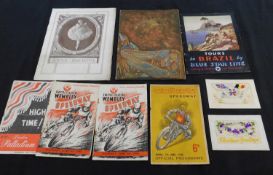 Packet: small lot assorted items including three speedway programmes, Empire Stadium Wembley, June