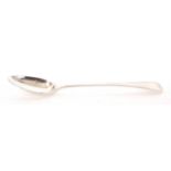George III silver basting spoon in Old English pattern, London 1806, maker's mark Peter & William