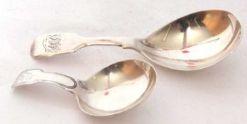Mixed Lot: a George III silver caddy spoon of small proportions, hallmarked Birmingham 1808, maker's