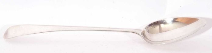 George III silver Old English pattern basting spoon, London 1804, maker's mark Thomas Streetin, 28cm