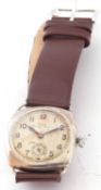 Vintage Rone cushion case gent's wrist watch, with original box and guarantee, dated and signed