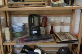 CASED BUTTER KNIVES, CERAMICS, GLASS ETC