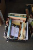 ONE BOX OF COOKERY BOOKS