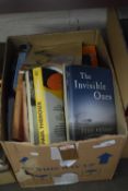 ONE BOX OF MIXED BOOKS