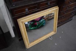 RECTANGULAR PINE FRAMED MIRROR