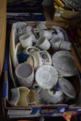 LARGE BOX MIXED TEA WARES AND OTHER CERAMICS