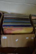 ONE BOX OF MIXED RECORDS