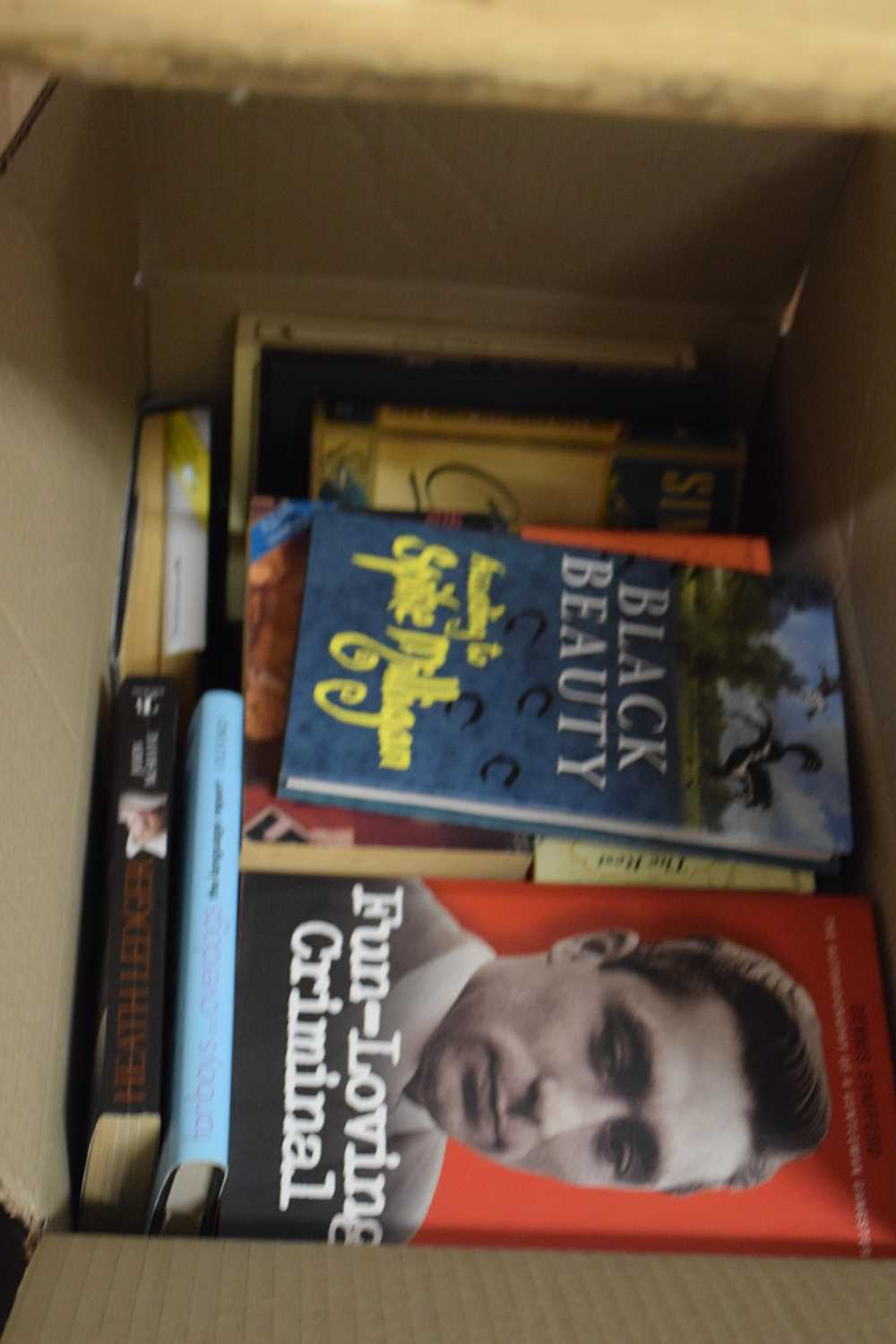 ONE BOX OF MIXED BOOKS