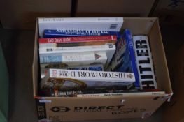 ONE BOX OF MIXED BOOKS