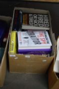 ONE BOX OF MIXED BOOKS