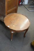 WALNUT VENEERED COFFEE TABLE