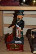 UNCLE SAM IRON NOVELTY MONEY BOX