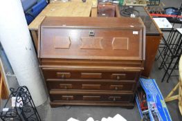 MODERN MAHOGANY FINISH BUREAU