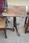 19TH CENTURY MAHOGANY TILT TOP TABLE (A/F)