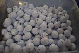 LARGE BOX OF GOLF BALLS