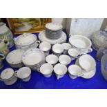 QUANTITY OF NORITAKE BLUE HILL TABLE WARES