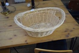 SMALL WICKER BASKET, 52CM WIDE