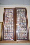 JOHN PLAYER & SONS FRAMED CIGARETTE CARDS, FILM STARS AND GILBERT & SULLIVAN (2)