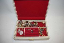 BOX OF COSTUME JEWELLERY