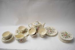 QUANTITY OF ROYAL DOULTON 'MONMOUTH' PATTERN TEA WARES