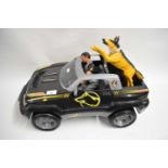 ACTION MAN RAID CAR WITH FIGURE AND DOG