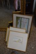 VARIOUS PICTURES TO INCLUDE JOHN REAY, WATERCOLOUR STUDIES OF BEACH SCENES, MARY SLATER 'MORNING