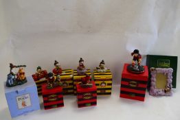 COLLECTION OF VARIOUS BEANO MODELS, WINNIE THE POOH MODEL AND A BEA PHOTOGRAPH FRAME