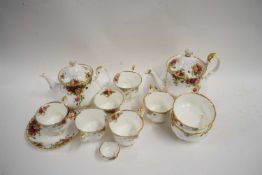 QUANTITY OF ROYAL ALBERT OLD COUNTRY ROSE TEA WARES