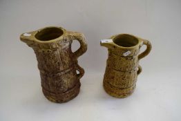 PAIR OF HILSTONIA JUGS