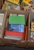 one box of vintage childrens annuals and others