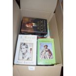 ONE BOX OF MIXED BOOKS