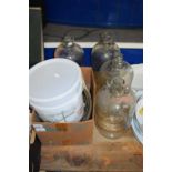 MIXED LOT OF DEMIJONS AND HOME BREWING EQUIPMENT