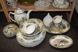 QUANTITY OF JOHNSON BROS 'THE FRIENDLY VILLAGE' TEA AND TABLE WARES