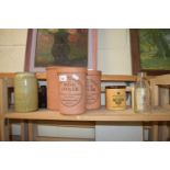 SELECTION OF VARIOUS STORAGE JARS TO INCLUDE FORTNUM & MASON