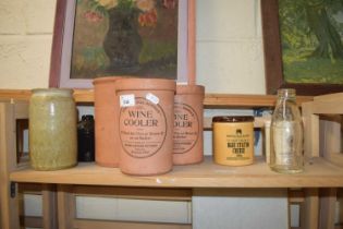 SELECTION OF VARIOUS STORAGE JARS TO INCLUDE FORTNUM & MASON
