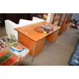 RETRO TWIN PEDESTAL OFFICE DESK