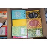 One box of mixed books to include various nineteenth and twentieth century hardbacks