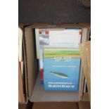 One box of Airfields, Aircraft and Radar interest books