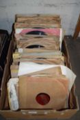 ONE BOX OF 78RPM RECORDS