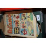 BOX OF BEANO COMICS