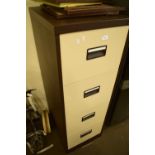 METAL FOUR DRAWER FILING CABINET