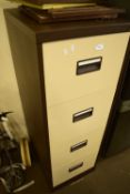 METAL FOUR DRAWER FILING CABINET