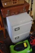 METAL TWO DRAWER FILING CABINET