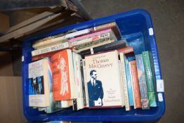 ONE BOX OF MIXED BOOKS