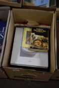 One box of mixed books to include cookery books