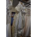 Three various wedding dresses, size 10/size 12