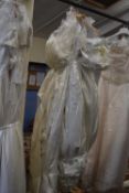 Three various wedding dresses, size 10/size 12
