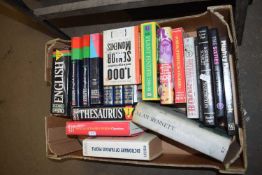 ONE BOX OF MIXED BOOKS