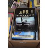 One box of military aircraft interest books
