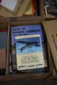 One box of mixed books to include Aircraft / War interests